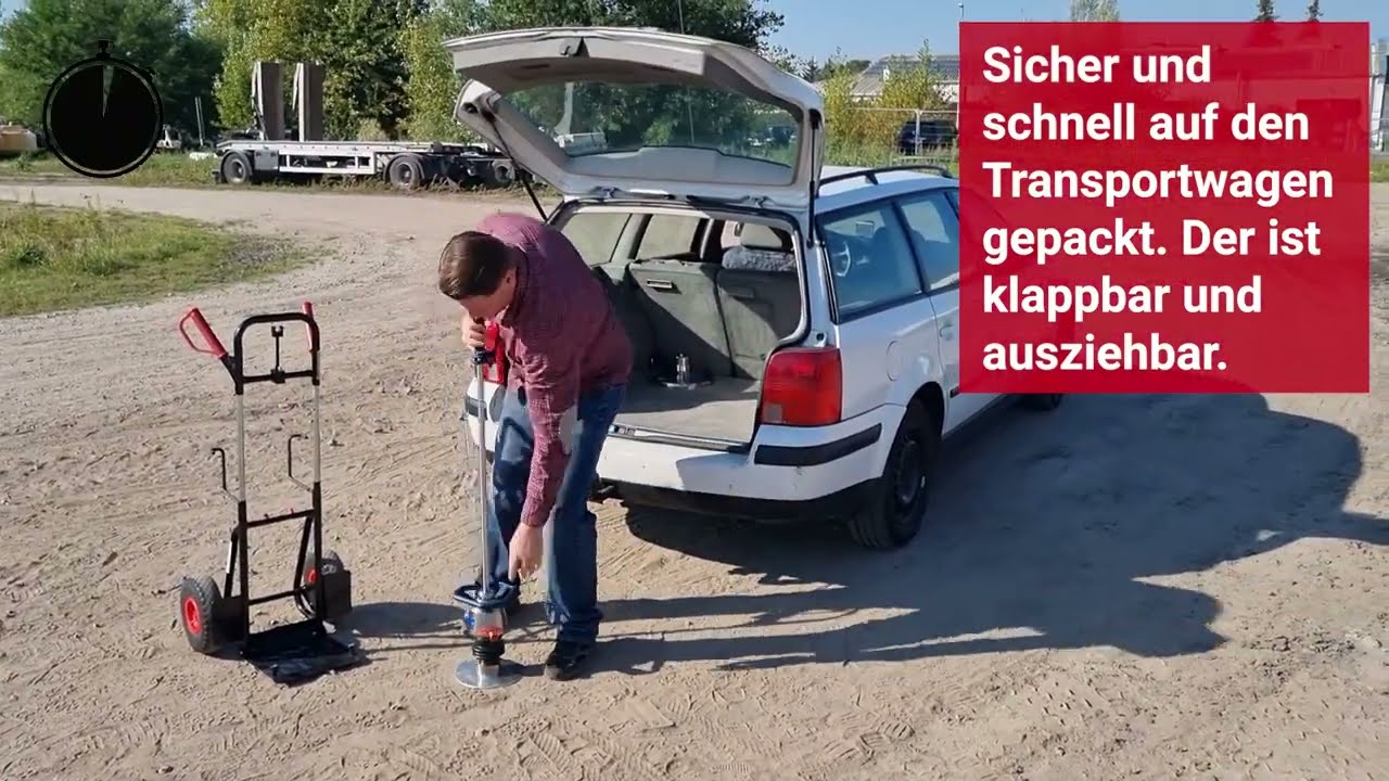 Sicherer Transport, perfekte Ordnung: So bewegen Sie Ihr Leichtes Fallgewichtsgerät (ZFG) im Alltag.