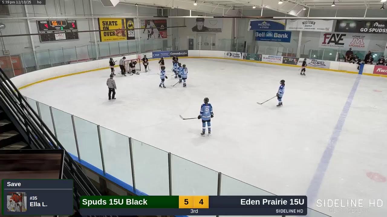 Spuds 15U Black @ Eden Prairie 15U (2025.12.13)