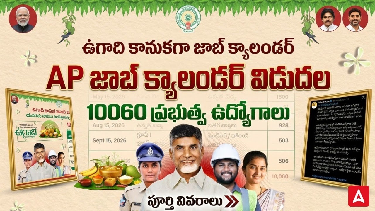 AP Job Calendar 2026 Out |🔥APPSC Job Calendar 2026 | AP Job Calendar 2026 Latest News