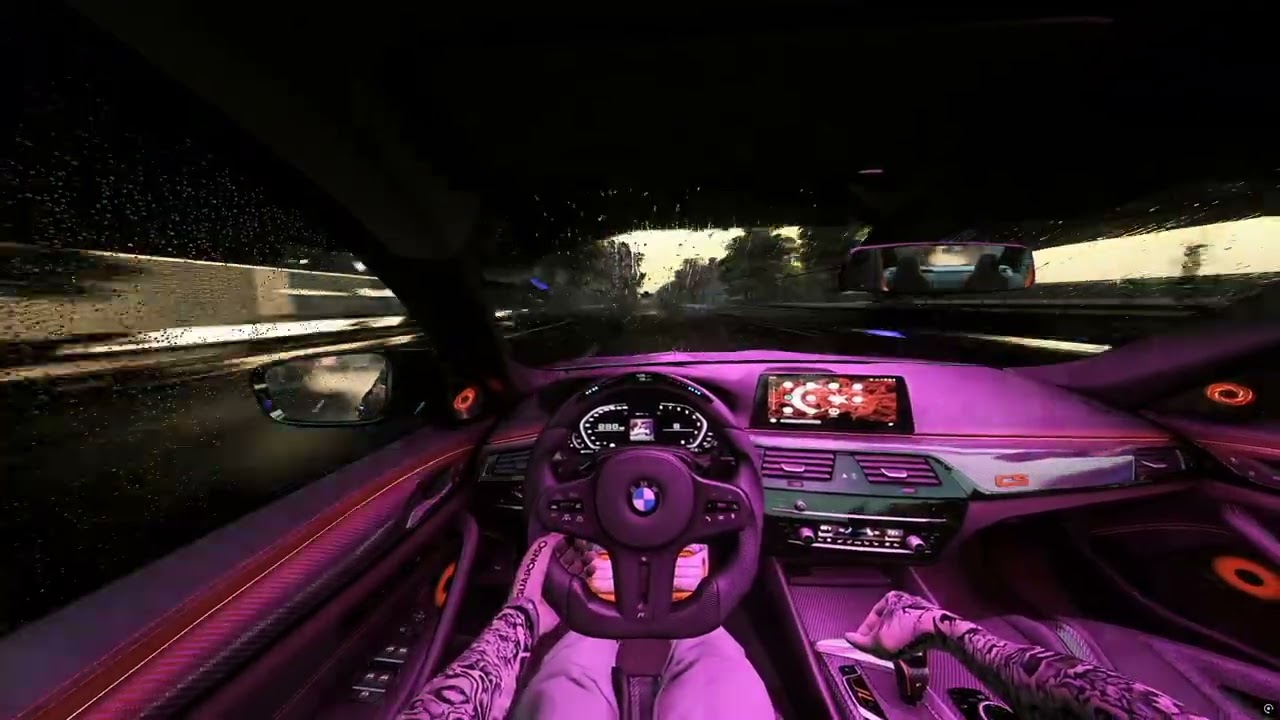 Assetto Corsa Dream  Custom Made Adjustable Bottom And İnterior Lighting REALISTIC DRIVER HANDS  M5