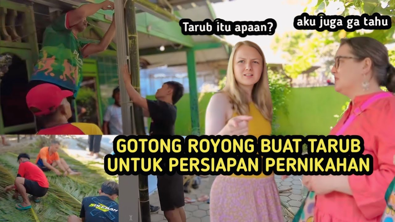 MELIHAT PERSIAPAN MENIKAH ADIKKU!! ISTRI BULE TERHARU
