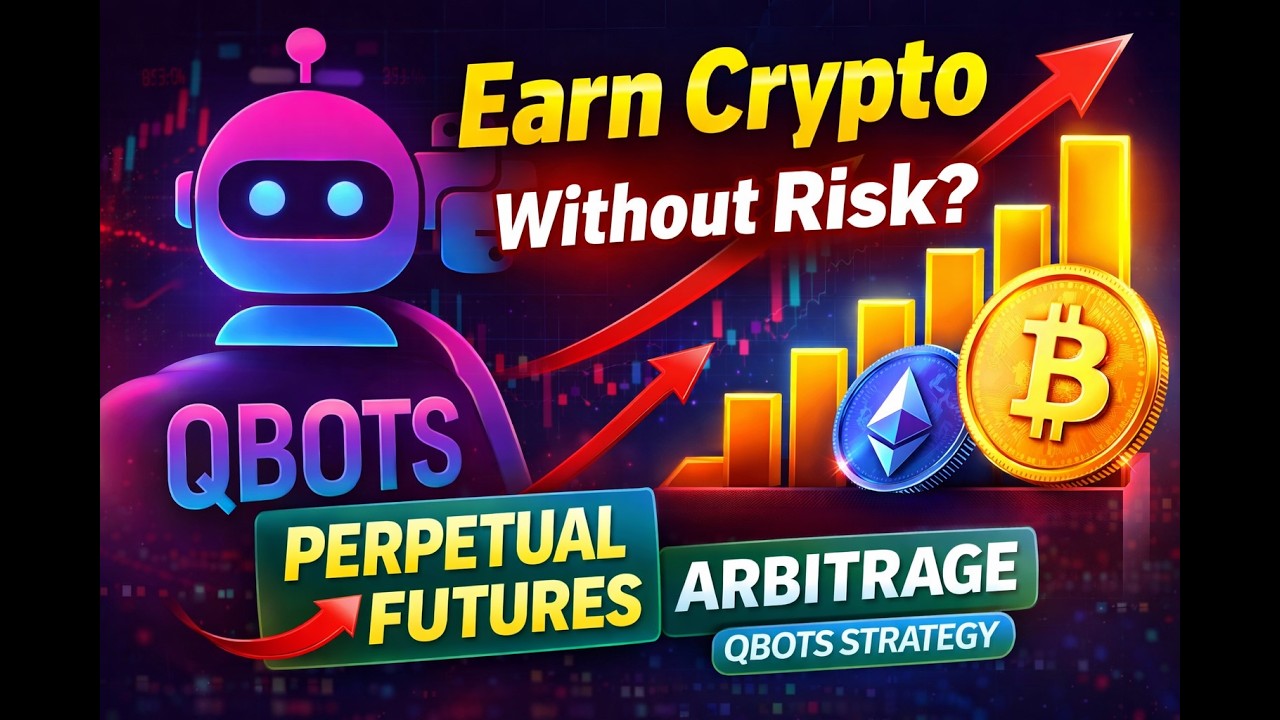 Perpetual Futures Arbitrage Strategy Explained | Delta Neutral Crypto Bot (QBots)