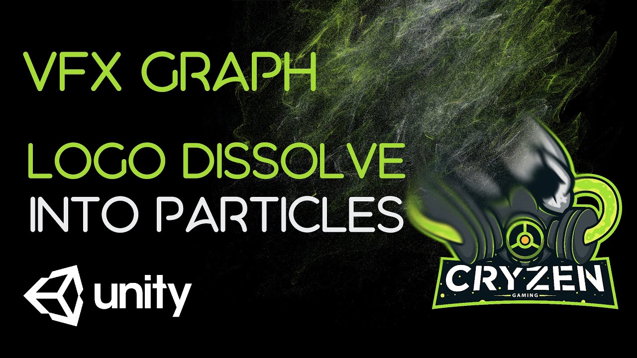Логотип растворяется в частицах с помощью Visual Effect Graph: Учебное пособие по Unity