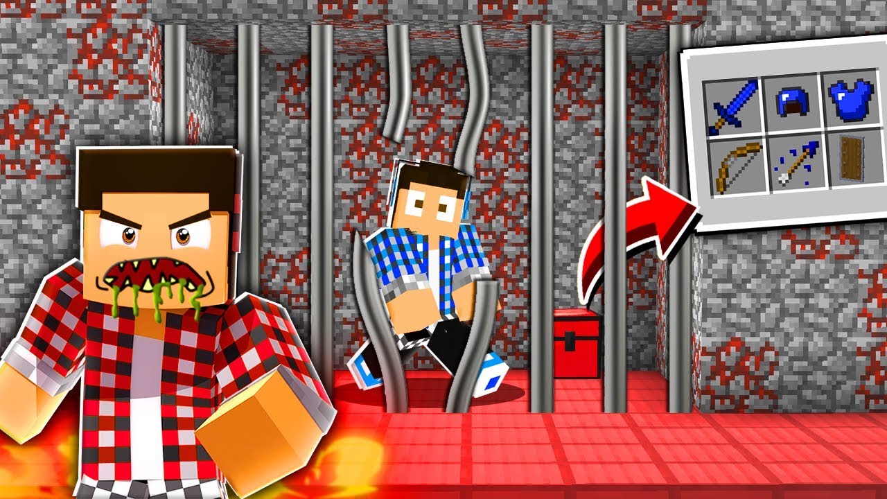 TENTE ESCAPAR DA PRISÃO DO RUBINHO REVERSO NO MINECRAFT