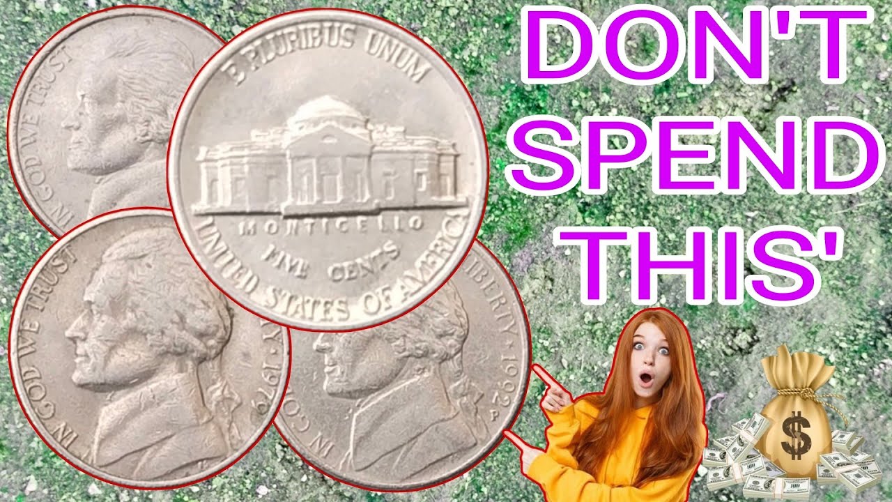 1979 • 1992 • 1996 Jefferson Nickel | IN GOD WE TRUST | U.S. Five Cents Coin History