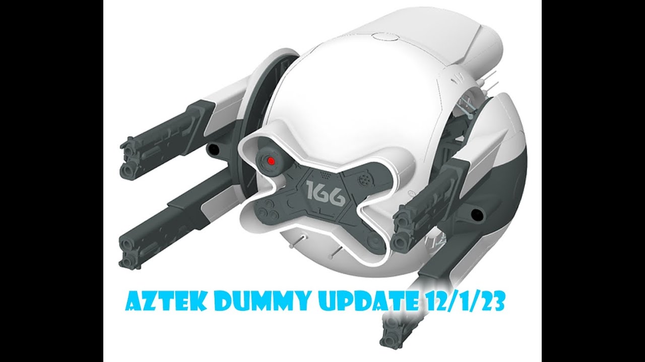 Aztek Dummy Update 12/1/23 - Cozmic Scale Models Oblivion Drone - Part 1