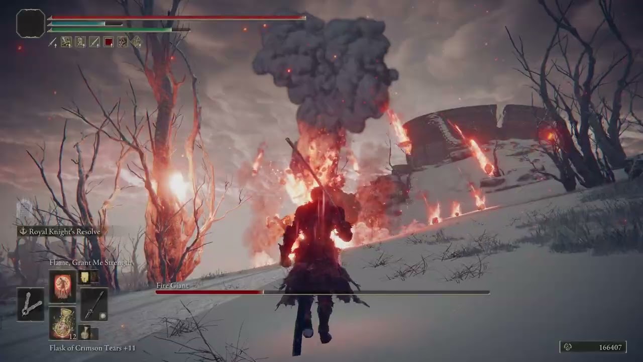 Elden Ring No Hit: Fire Giant