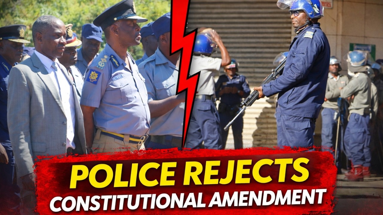 Zimbabwe Police Officers Rejects Constitutional Amendment