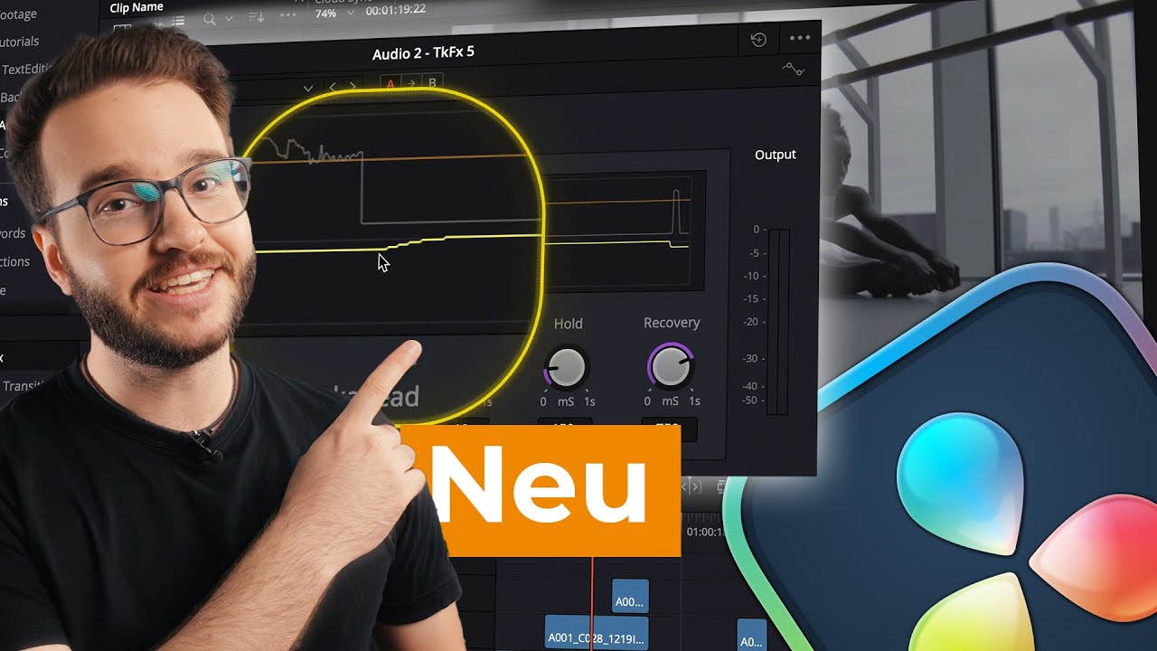 Audio Ducking in der Edit Page | DaVinci Resolve 19 Studio