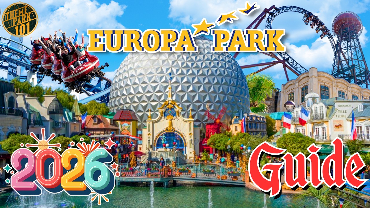 Europa Park ATRAKCJE I KOLEJKI &ndash; 2026 &ndash; NAJLEPSZY park rozrywki na świecie w Rust, NIEMCY!