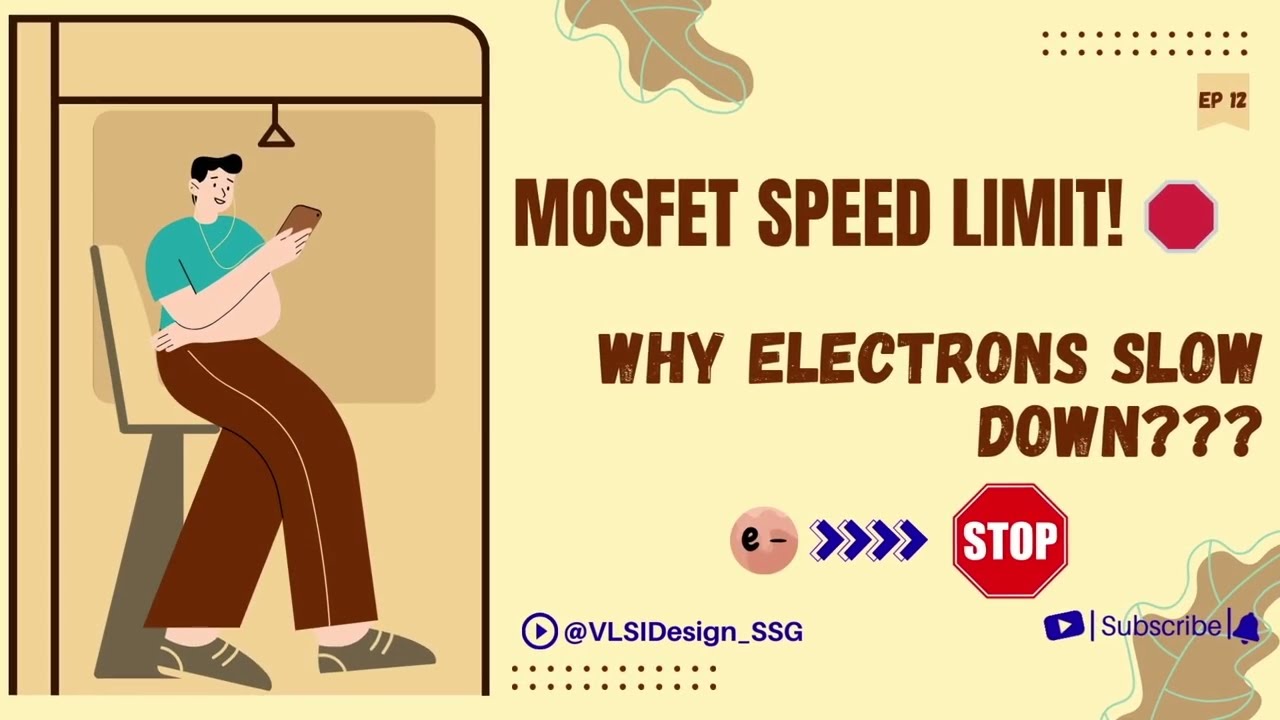 Velocity Saturation & Mobility Degradation: Why Electrons Slow Down? | VLSI Lecture #12
