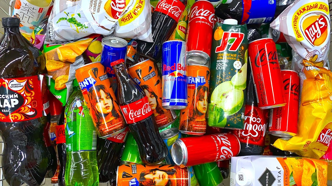 Много Вкусняшек и Сладости 🤩! Shopping Coca Cola, Lays, Fanta, Sprite. Shopping a lot of candy