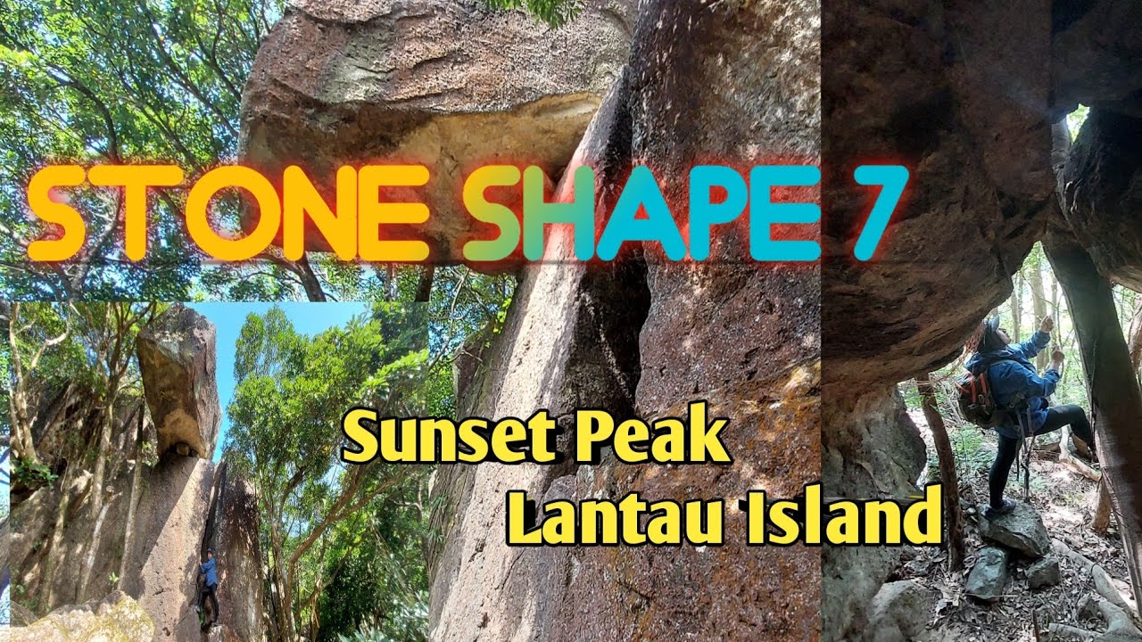 sunset peak. stone shape 7 lantau island hongkong #explorehongkong 
