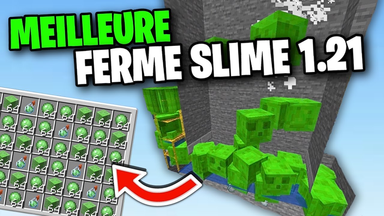 Ferme &agrave; Slime 1.21 FACILE ET EFFICACE ! Minecraft Java