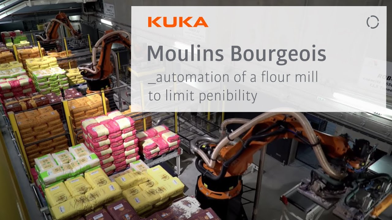 Roboty KUKA pomagają tradycyjnym rodzinnym młynom we Francji