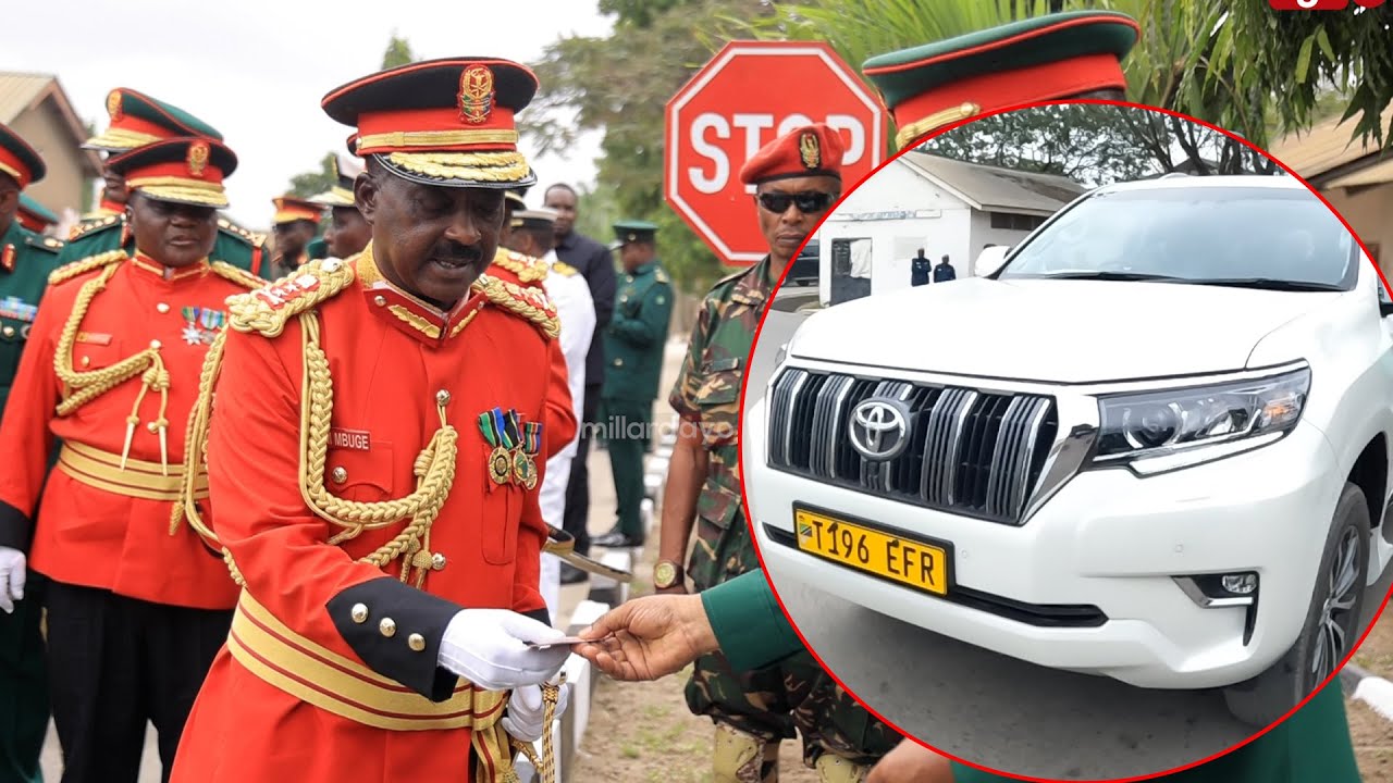 MAGARI MAPYA WALIYOPEWA MAJENERALI WASTAAFU LEO, MBUGE AKABIDHIWA FUNGUO