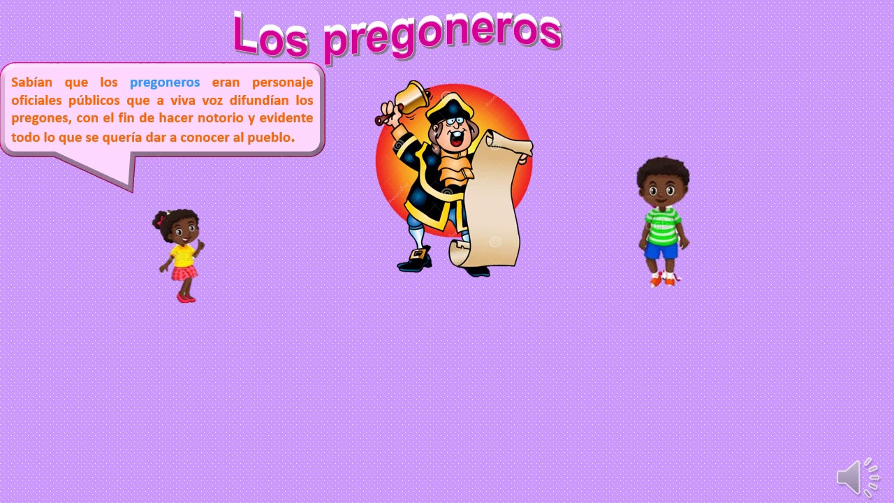 LOS PREGONES  -  APRENDO EN CASA