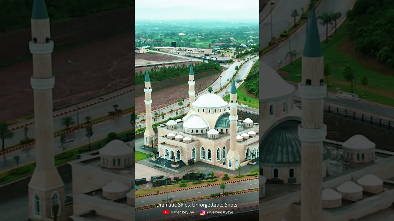 Beautiful Turkish Based Grand Mosque | Park View City Islamabad Pakistan  #bluemosque #parkviewcity