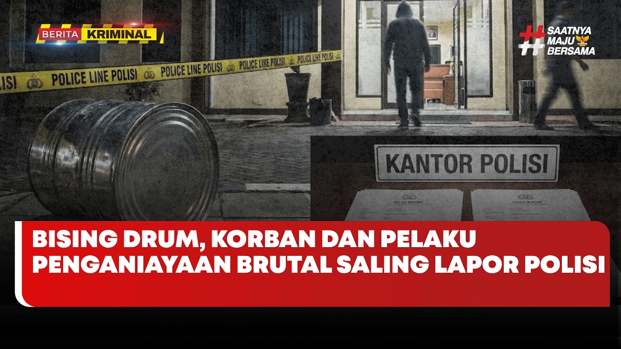 🔴 LIVE | Bising Drum, Korban dan Pelaku Penganiayaan Brutal Saling Lapor Polisi - Berita Kriminal