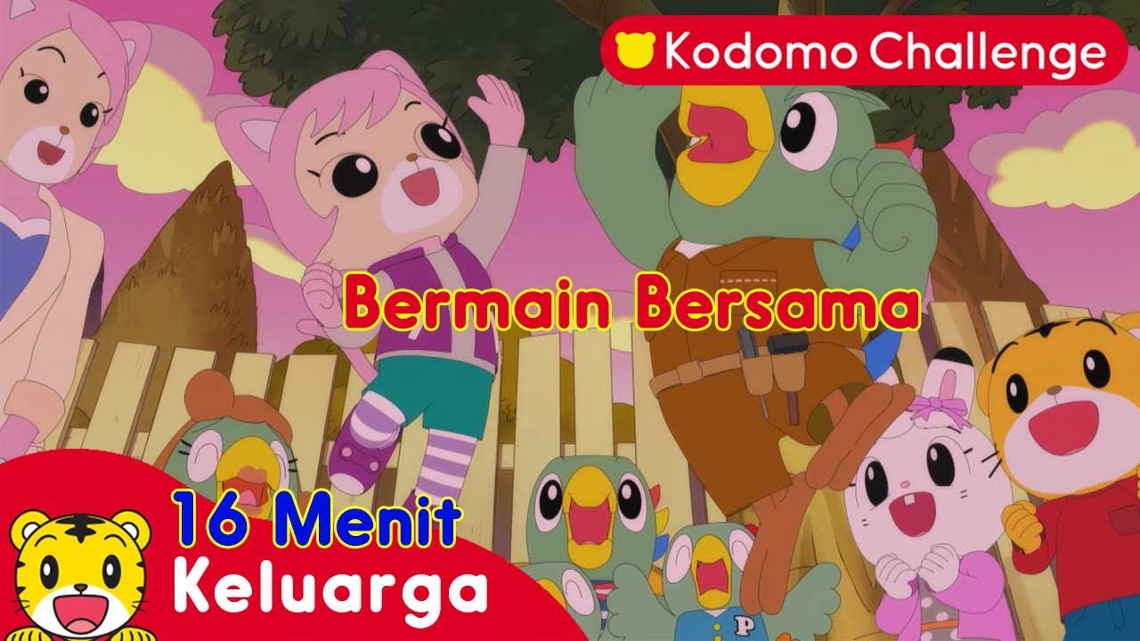 Permainan Tangkap Pencuri I Kartun Anak I Shimajiro I Kodomo Challenge
