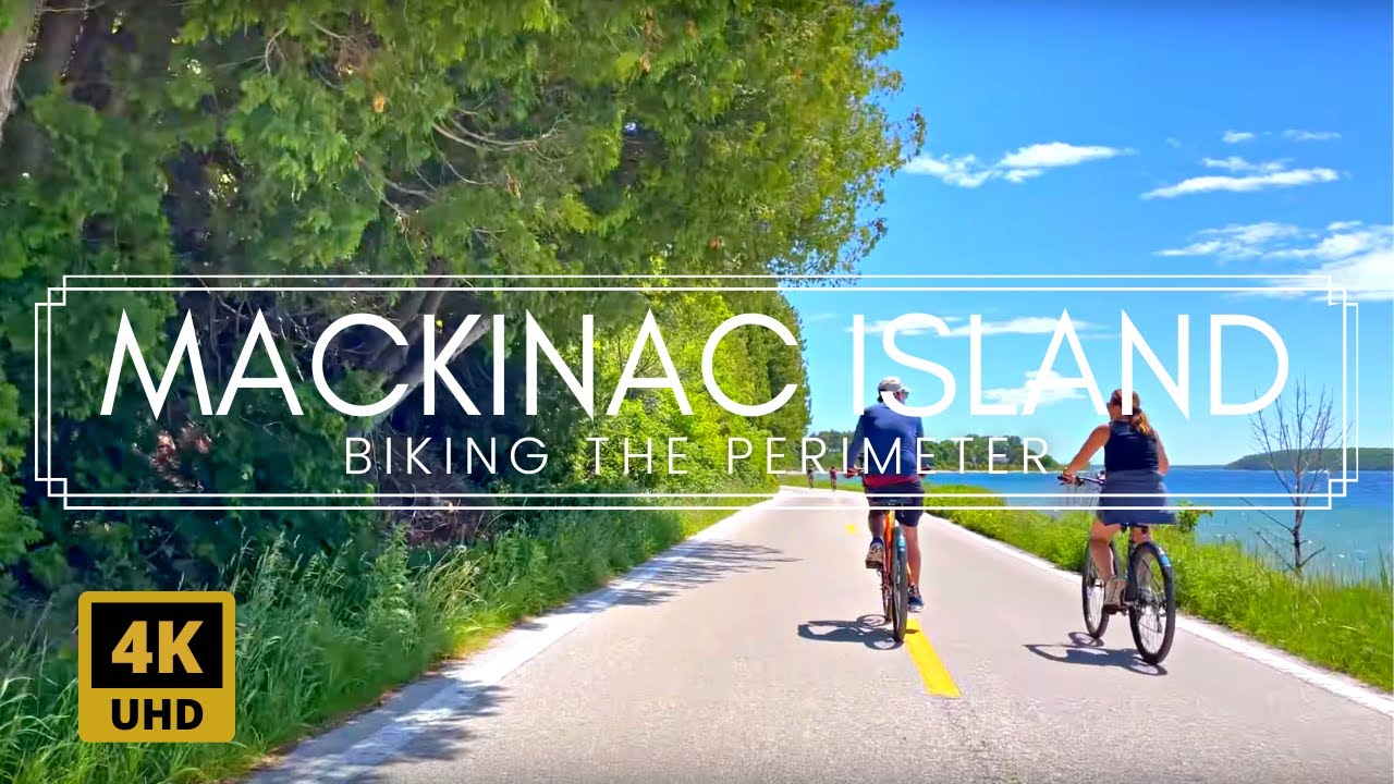Biking Around the ENTIRE Outside of Mackinac Island | 8.2 miles of stunning views & a peaceful ride