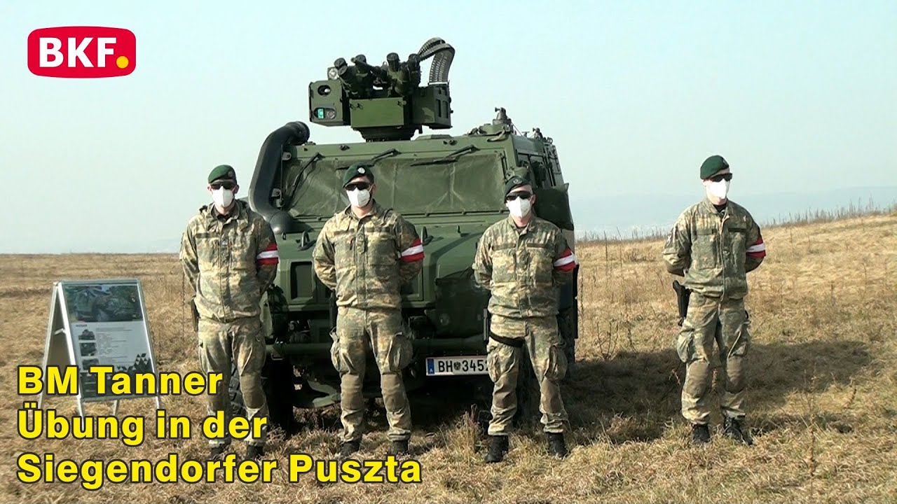 24. 2. 2021 - Bundesheer Übung in der Siegendorfer Puszta - CCM-TV.at / BKF