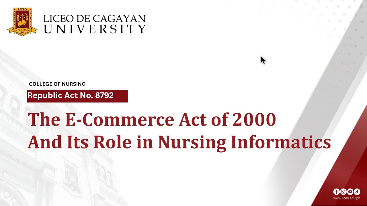 Republic Act No. 8792 (E-Commerce ACT of 2000)
