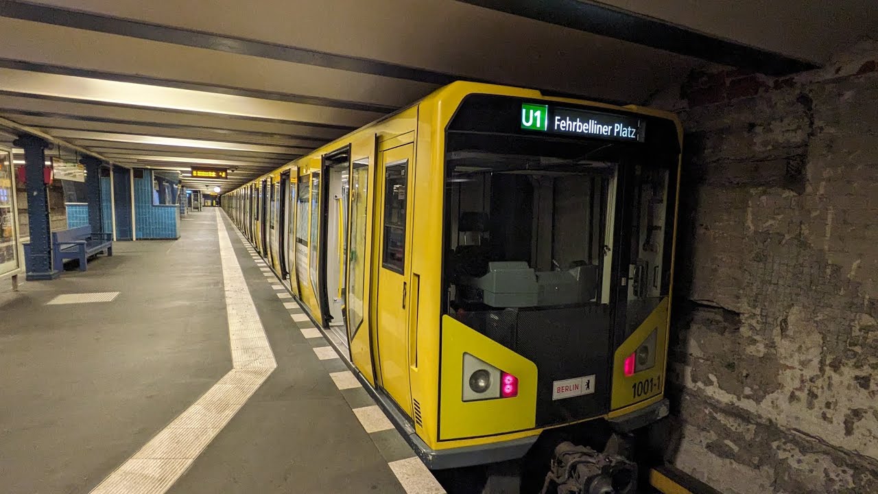 U-Bahn Berlin|Mitfahrt im HK00 auf der U1 von Warschauer Straße bis Uhlandstraße