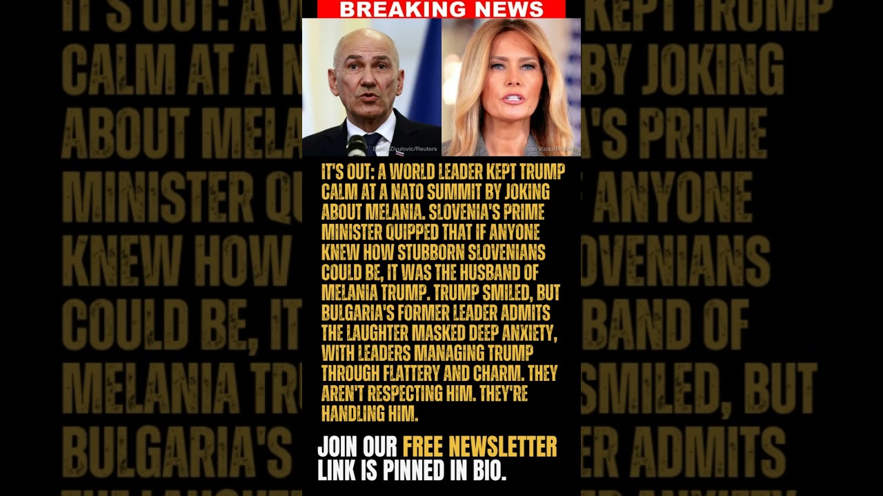 BREAKING: World Leaders' Private Joke About Melania Reveals What They Really Think of Trump