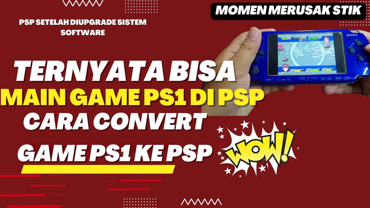 Main Game PS1 di PSP !! Begini Tutorial Cara Convert Game PS1 ke PSP