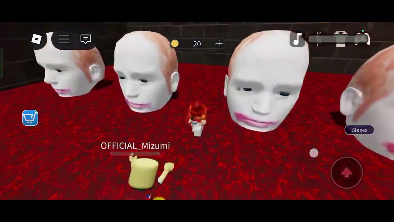 Playing escape heads? Roblox with my friend!