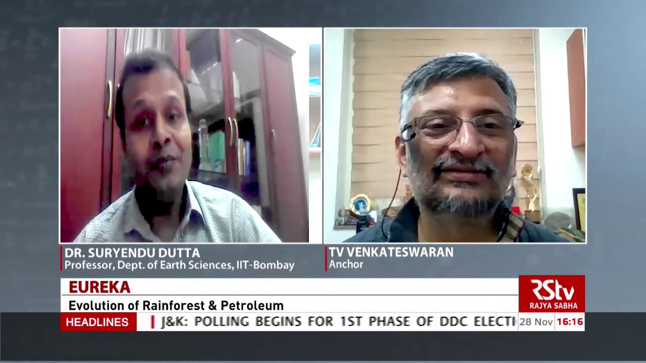RSTV Eureka - Dr Suryendu Dutta, Professor, Dept. of Earth Sciences, IIT-Bombay