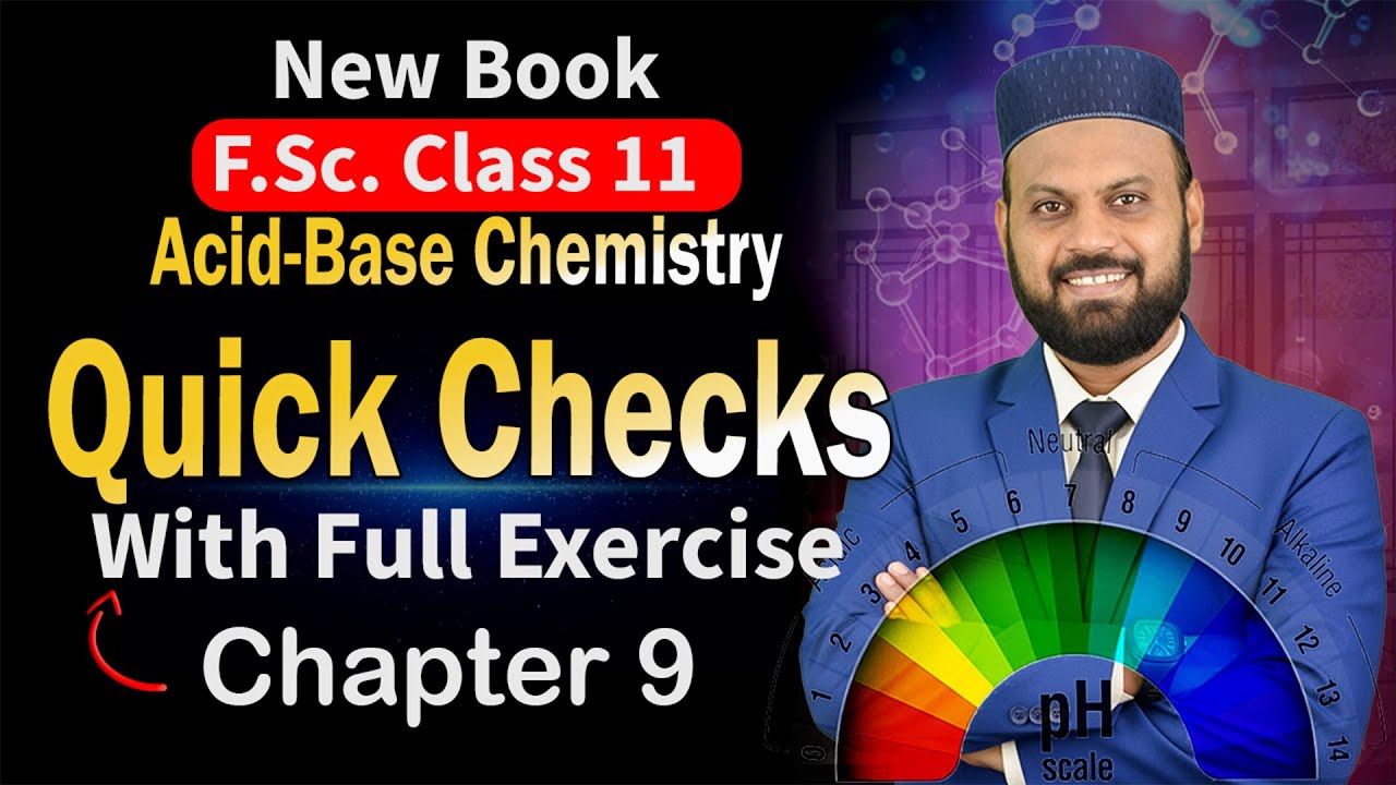 Class 11 Chemistry chapter 9 Numericals | Quick checks and full solved exercise with smart syllabus.