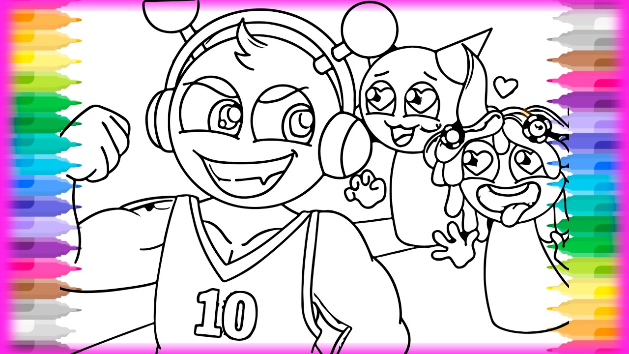 Wendy & Pinki fall in love with Oren? 🔥 How to Color INCREDIBOX SPRUNKI?💞