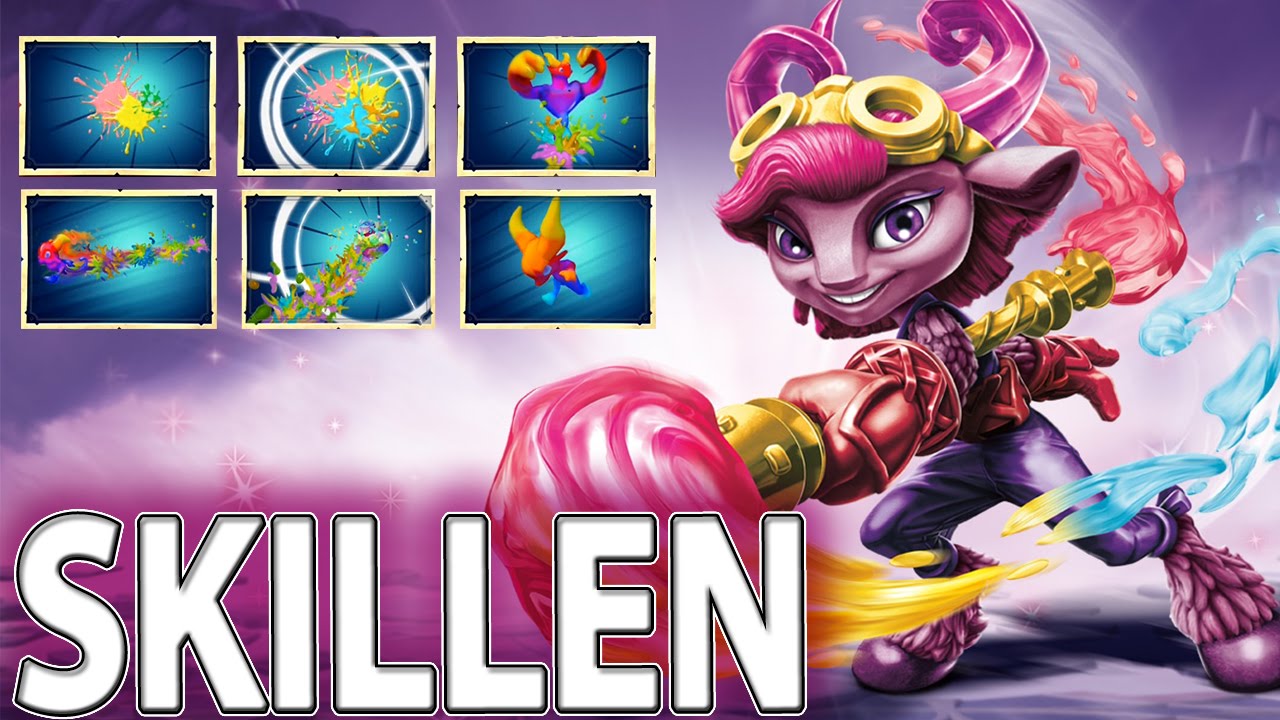 Skylanders Superchargers Splat Skillen auf Abstrakte Künstlerin & Maßlose Malerin [Deutsch]