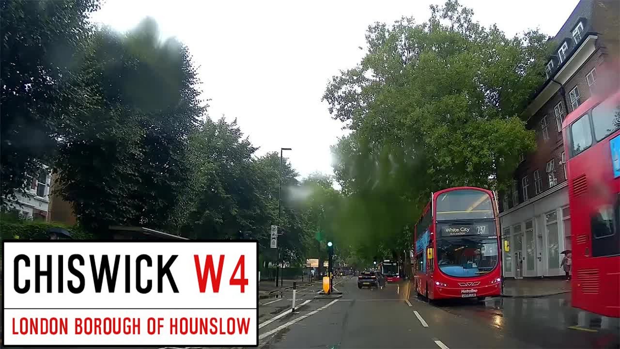 A Drive Through London Chiswick W4