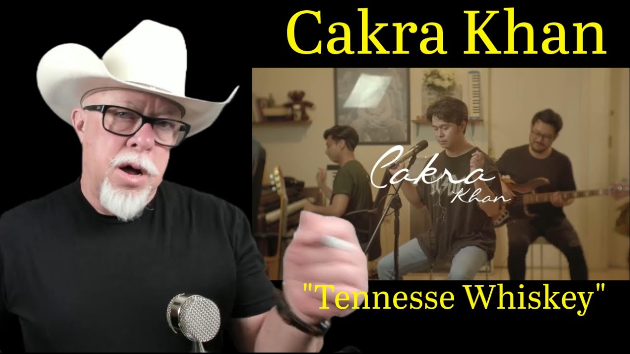 Cakra Khan - Tennessee Whiskey || REACTION VIDEO