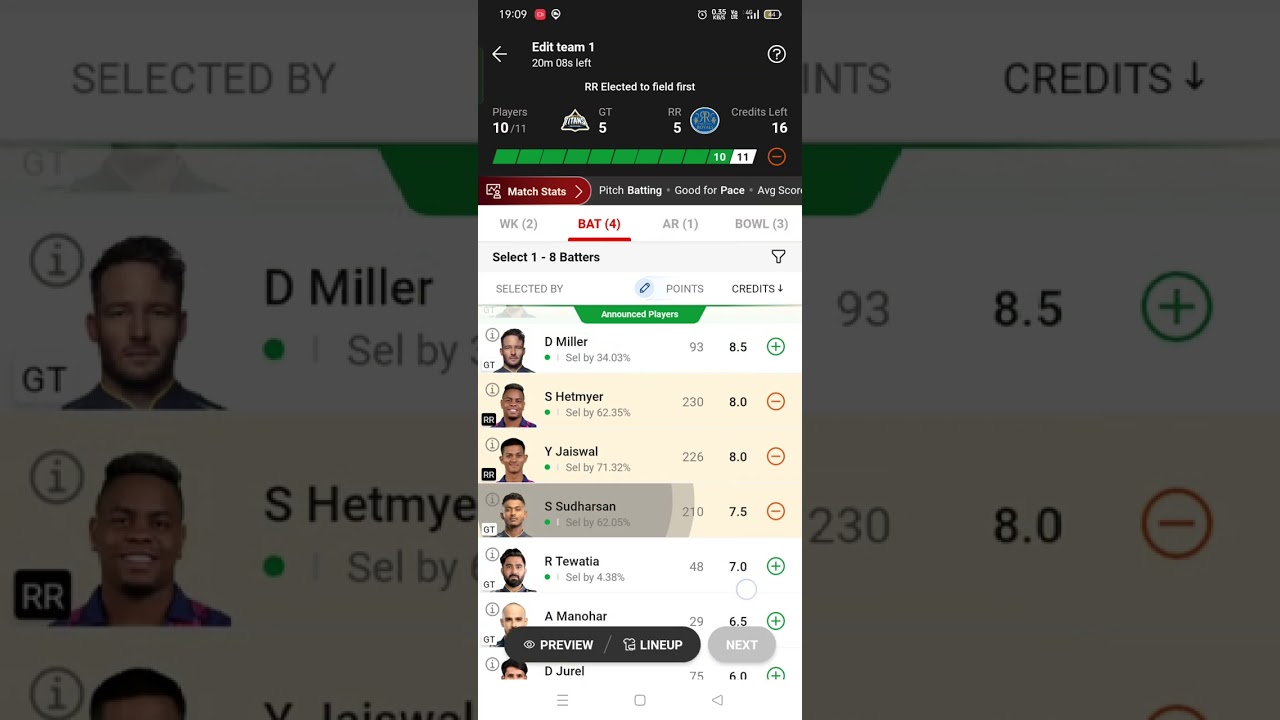 Dream 11 team of today match GT VS RR  prediction IPL match #ipl #ipl2023 #bcci #cricket #iplt20
