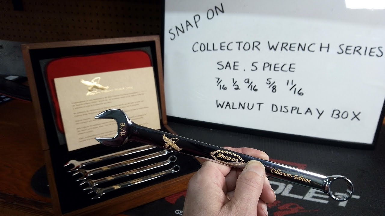 Серия коллекционных гаечных ключей SNAP ON, гравировка из 24-каратного золота!! Почему я их разда...