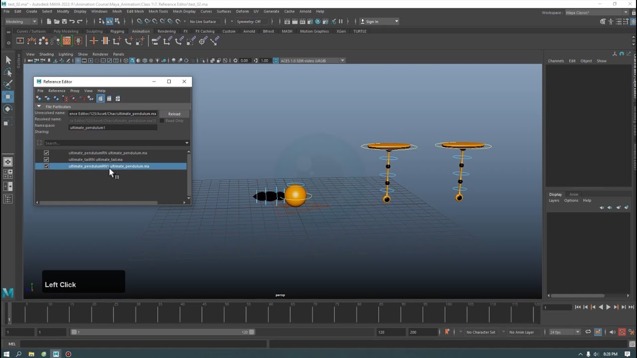 Giới thiệu Bảng Reference Editor | Xuan Sang Animation