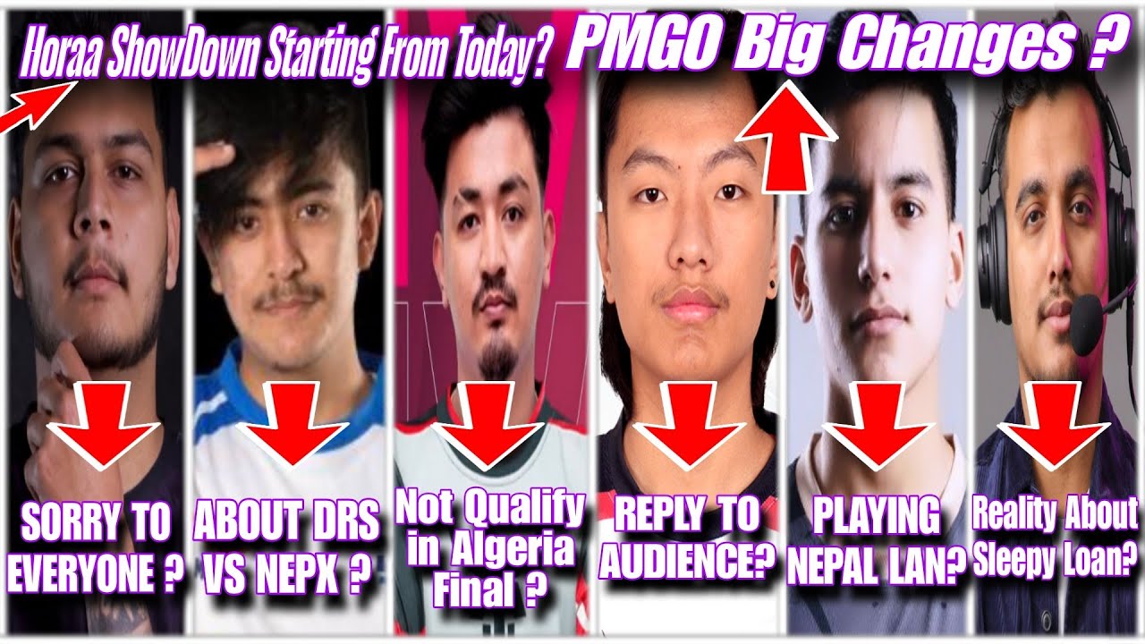 PMGO Big News? No PMSL Player Allowed? Horaa ShowDown Format? Drs Killer Yt on Drop Fight? T2k Rulz?