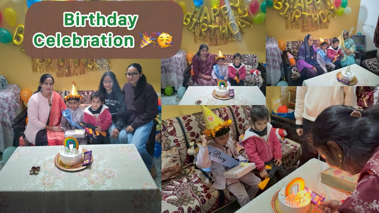 ‘Vaibhav’ ki birthday partyyyy!!🥳❤️