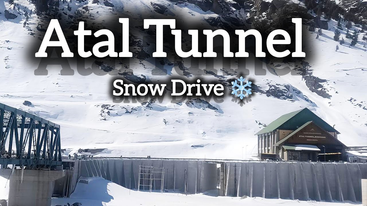 “Inside Atal Tunnel | Manali to Lahaul Drive ❄️”