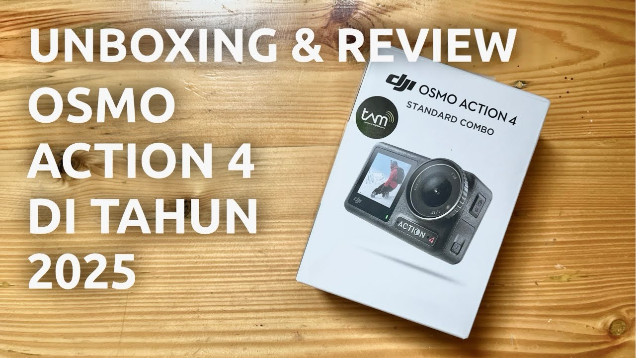 UNBOXING & REVIEW DJI OSMO ACTION 4 DI TAHUN 2025 #unboxing #djiosmoaction4