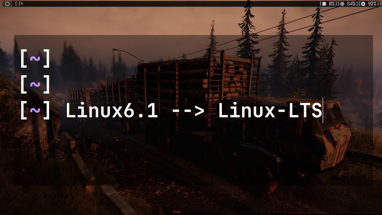Void Linux: How to Upgrade from Linux 6.1 to Linux-LTS. #voidlinux