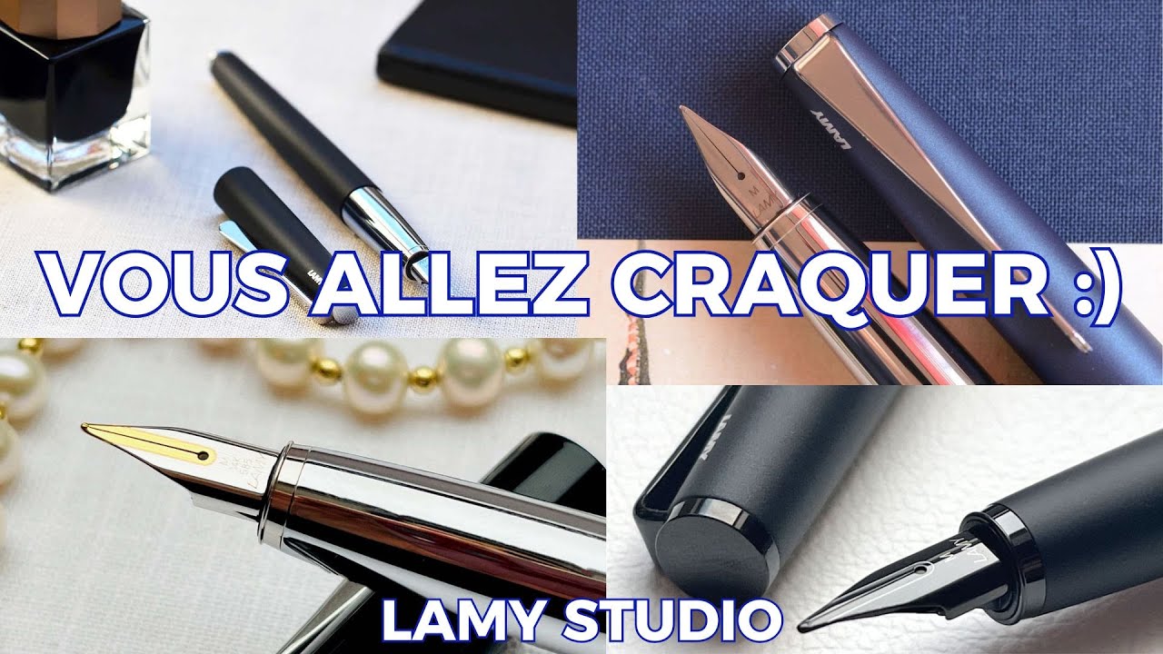 Stylos-plume Studio de Lamy : vous allez craquer :)