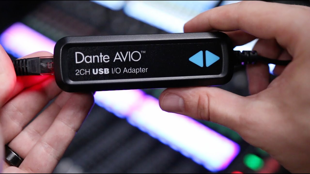 Что такое адаптеры Dante AVIO?