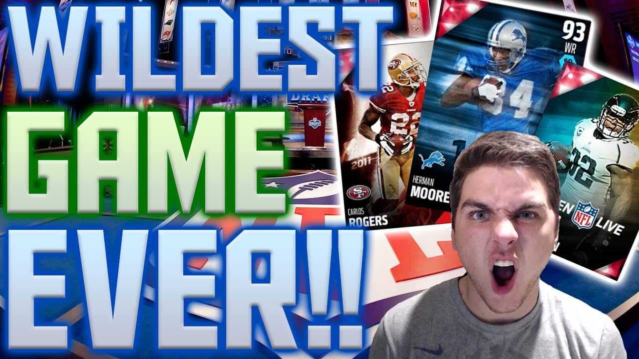 WILDEST DRAFT CHAMPS GAME EVER!! I'M BACK ON MADDEN 16!