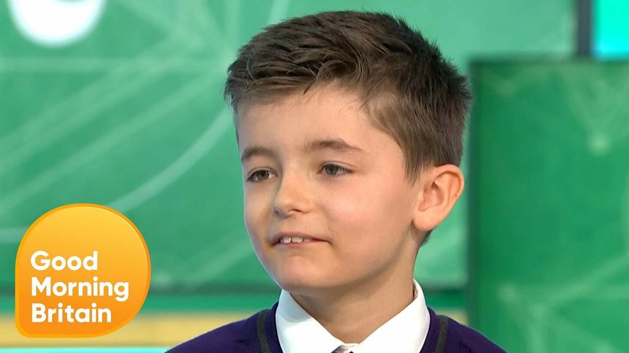 10-Year-Old Beats His Own Record and Recites Pi to 258 Places | Good Morning Britain