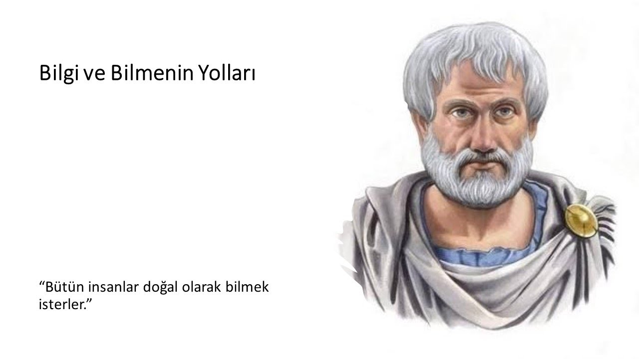 0001 BİLGİ VE EDİNME YOLLARI